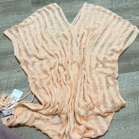 Other - Pink Lacey Swim Coverup